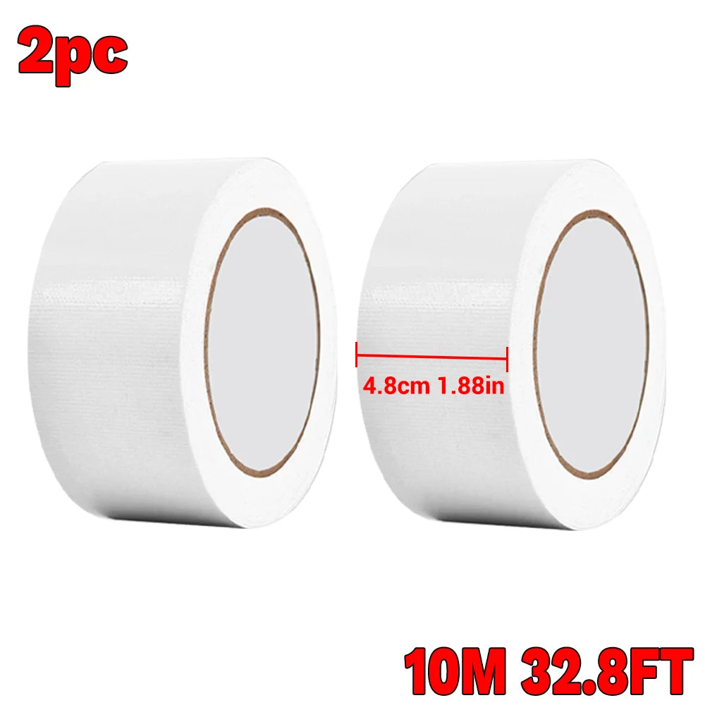 White Waterproof Duct Tape – Easy Tear, Indoor & Outdoor