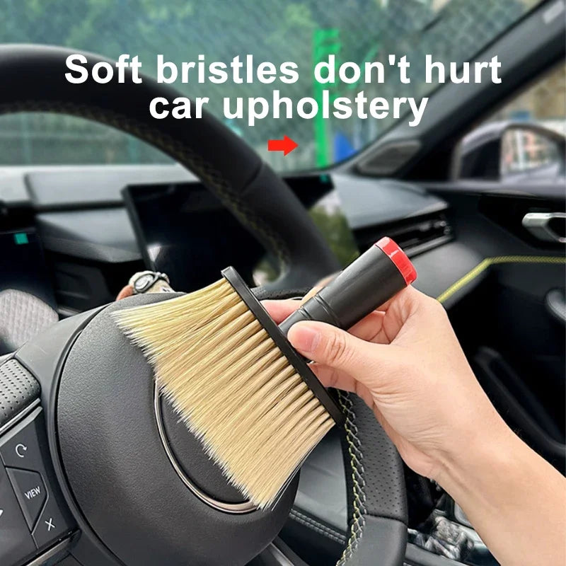 Car Interior Detailing Brush for Vents and Seat Gaps