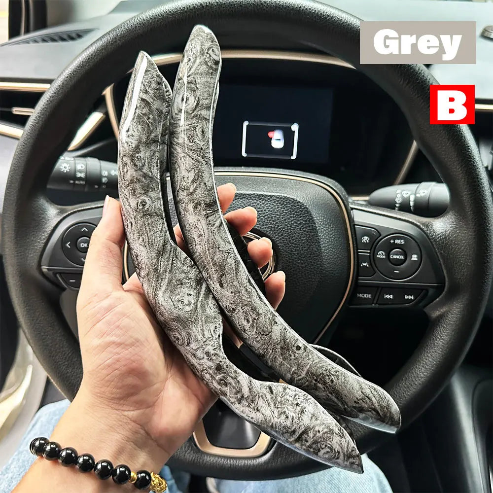 Non-Slip Steering Wheel Grip Covers, 2 pcs