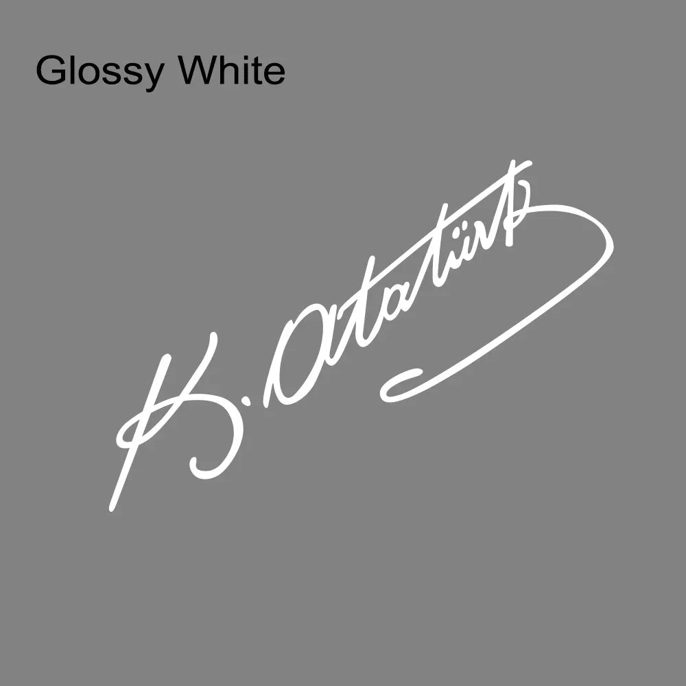 Signature Script Vinyl Car Sticker, Scratch-Resistant Decal - view 20