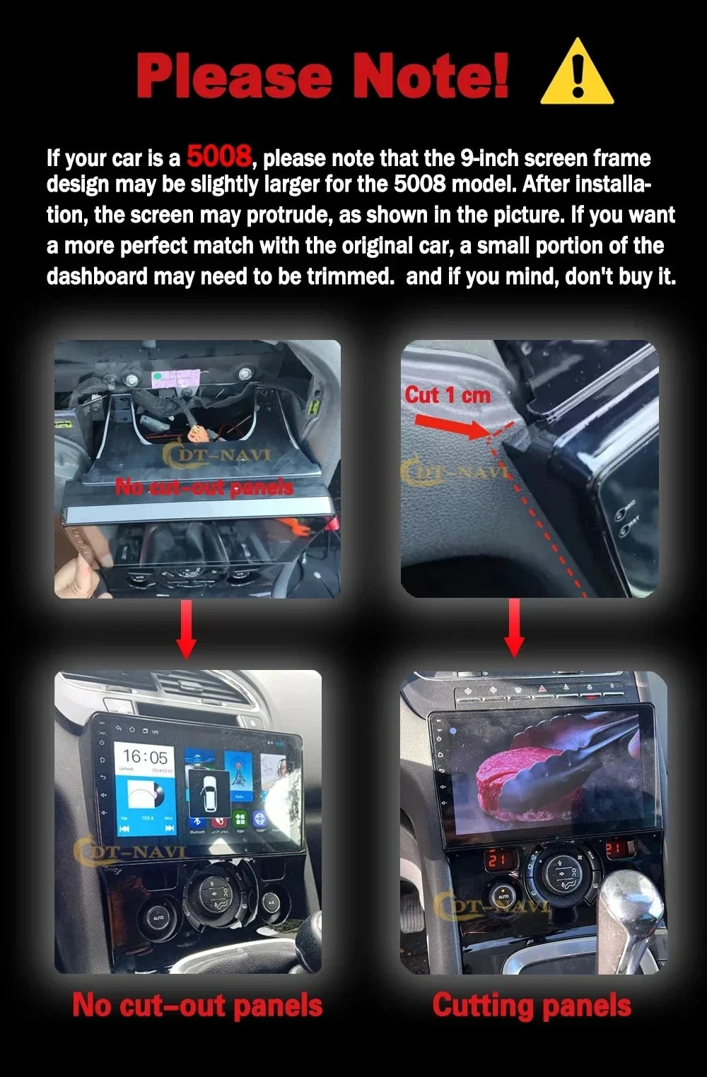 9-Inch Multimedia System for Peugeot 3008/5008 with CarPlay - image 2