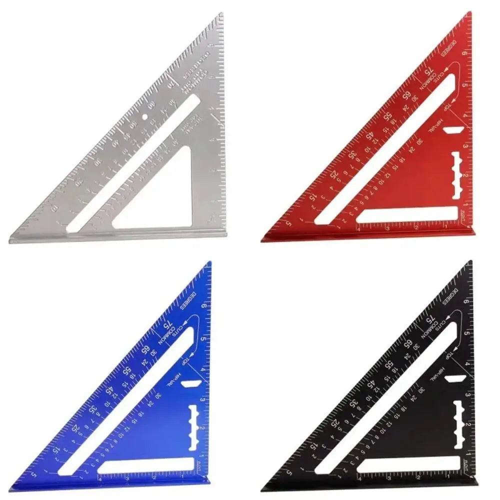7 Inch Aluminum Triangle Ruler - Protractor Square & Marking Tool - image 4