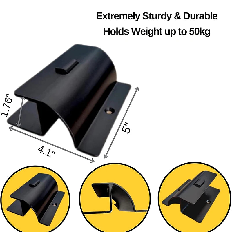 Wall-Mounted Ladder & Power Tool Hanger Hook