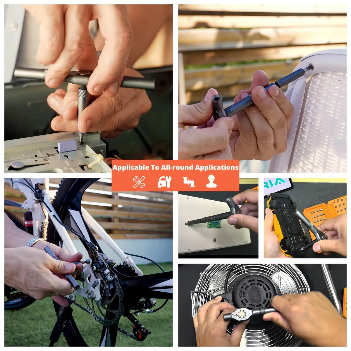 24-in-1 Ratchet Screwdriver Set | Magnetic Multi-Bit Tool Kit | Precision Hand Tools for DIY & Household Repair