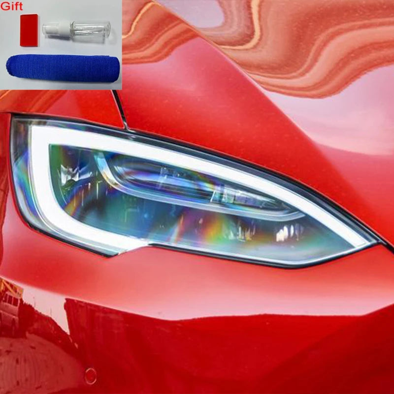 Tesla Headlight Tint Film - Smoke & Clear TPU Protection - image 5
