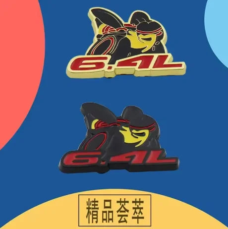 3D Bee Design Fender Sticker for 6.4L Cars and Trucks