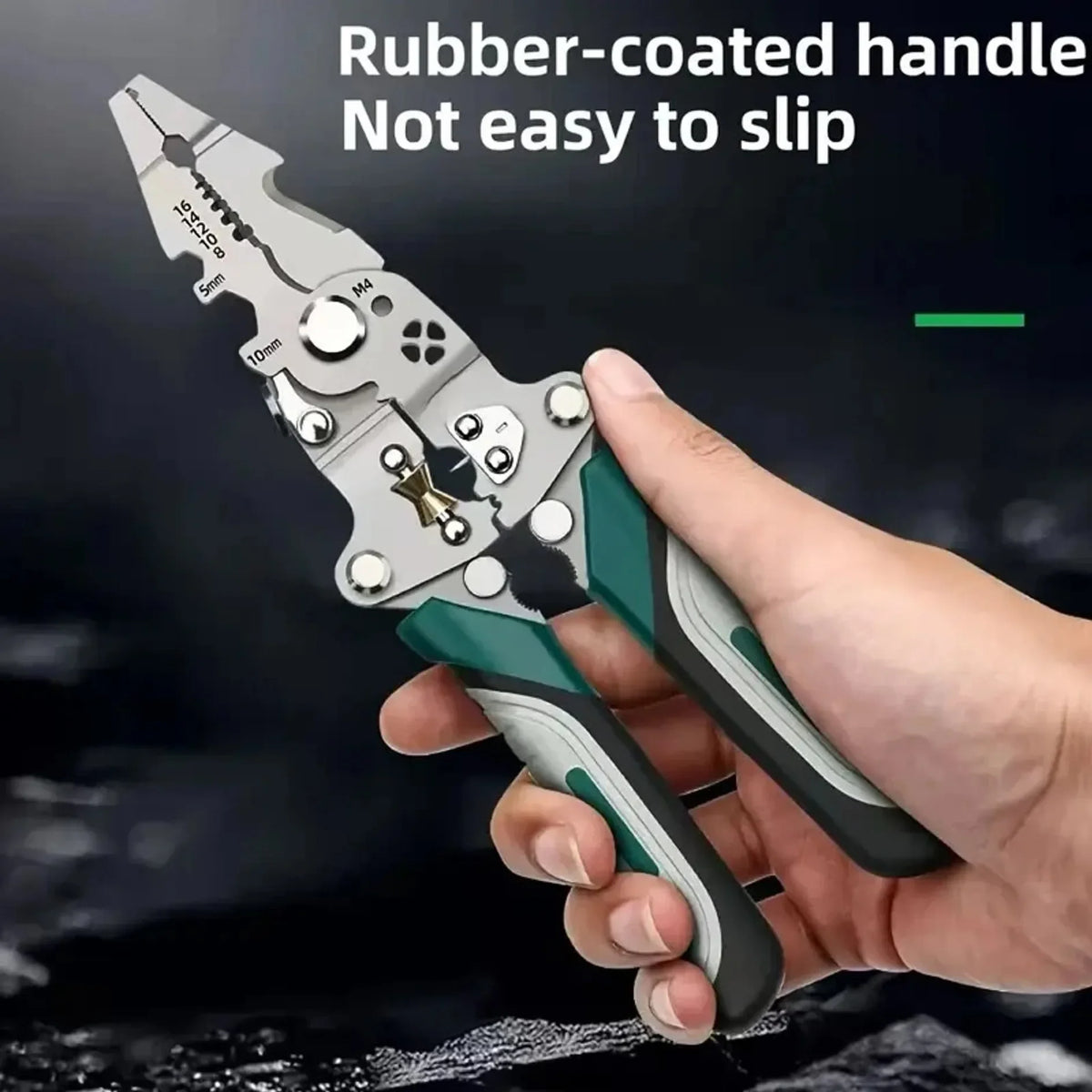 Foldable Wire Stripper Multi-Function Electrician Pliers Crimping Tool - image 11