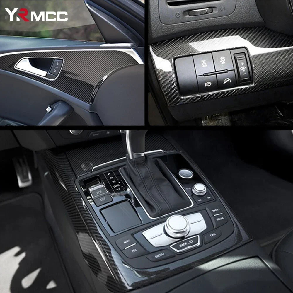Carbon Fiber Car Body Vinyl Wrap, Matte and Glossy Black Film - view 6