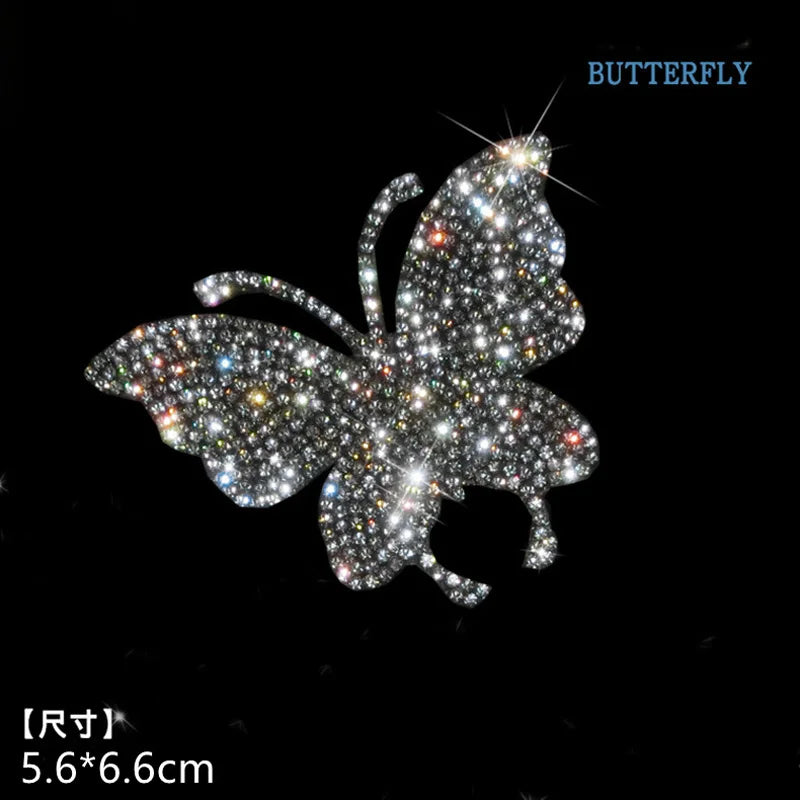 Cat Ear and Paw Rhinestone Car Stickers, 3D Bling Body Decals - view 4