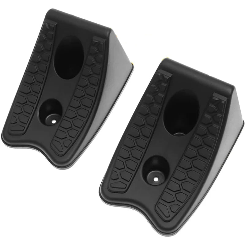 Rubber Heavy Duty Wheel Chocks Easy to Carry Chock Block for Front and Back Tires for Car, Travel Trailers, RV, Truck, and ATV