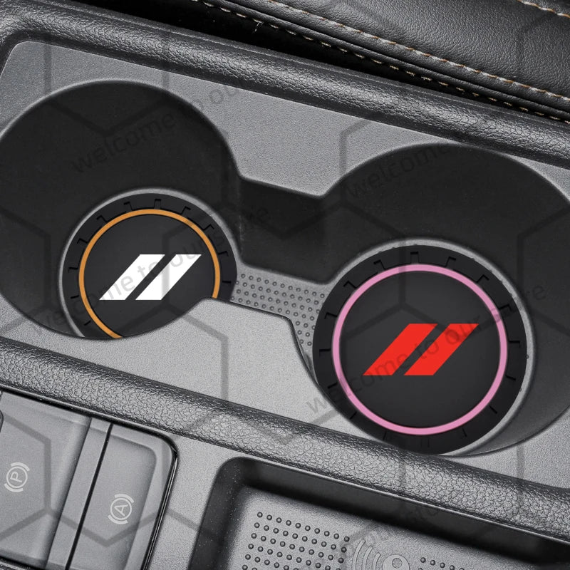 Non-Slip Rubber Cup Coasters for Dodge Vehicles (2-Pack) - image 2