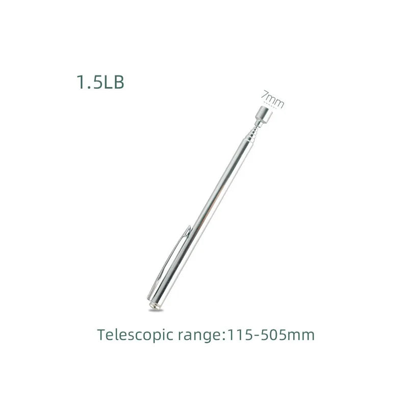 Telescopic Magnetic Pickup Tool Portable Extendable Magnet Wand With Inspection Mirror 360° Rotation for Car Maintenance 1-5pcs