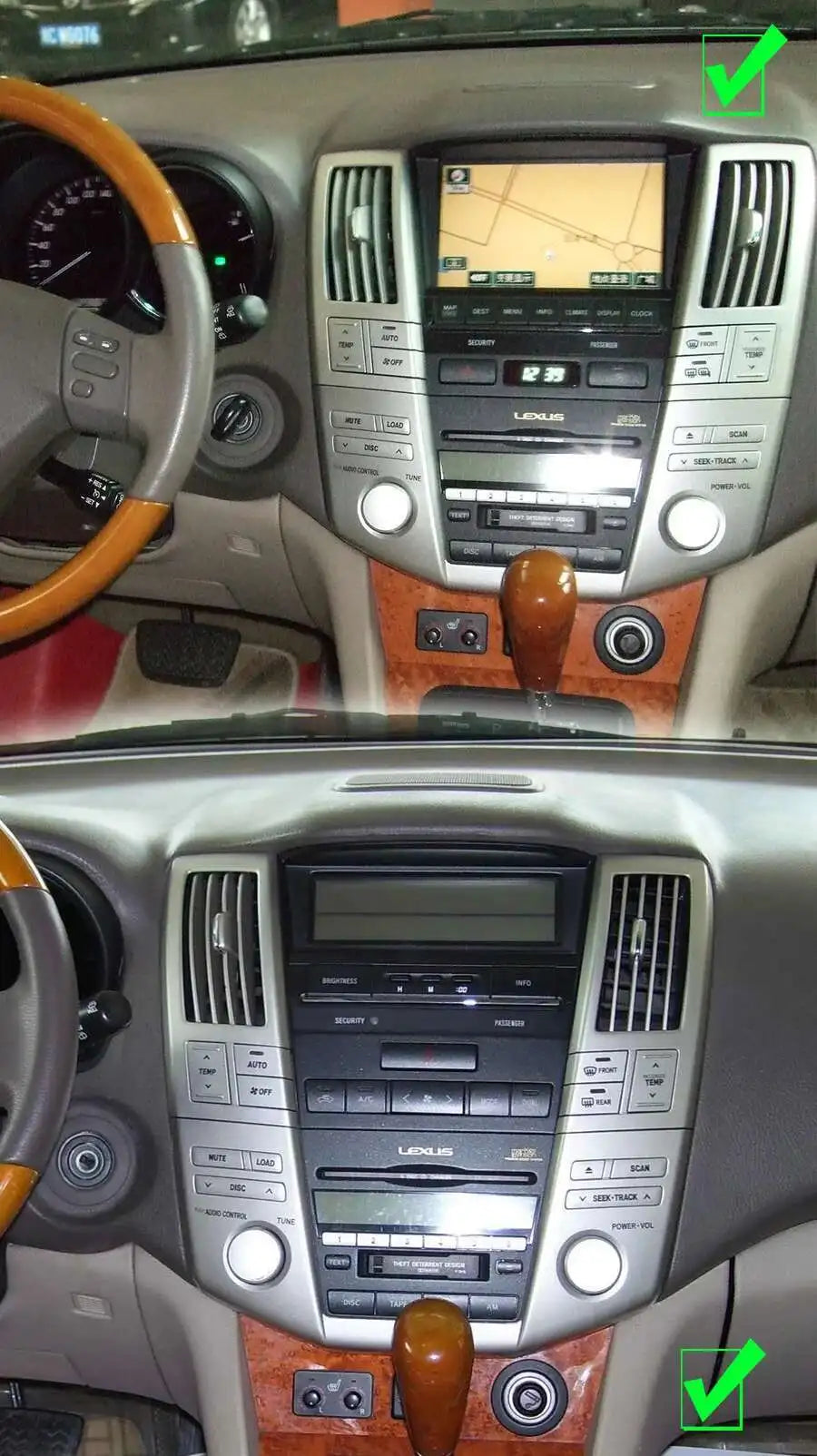 Android 14 128GB Car GPS Radio Lexus RX300/RX330/RX350/RX400h Harrier - image 8