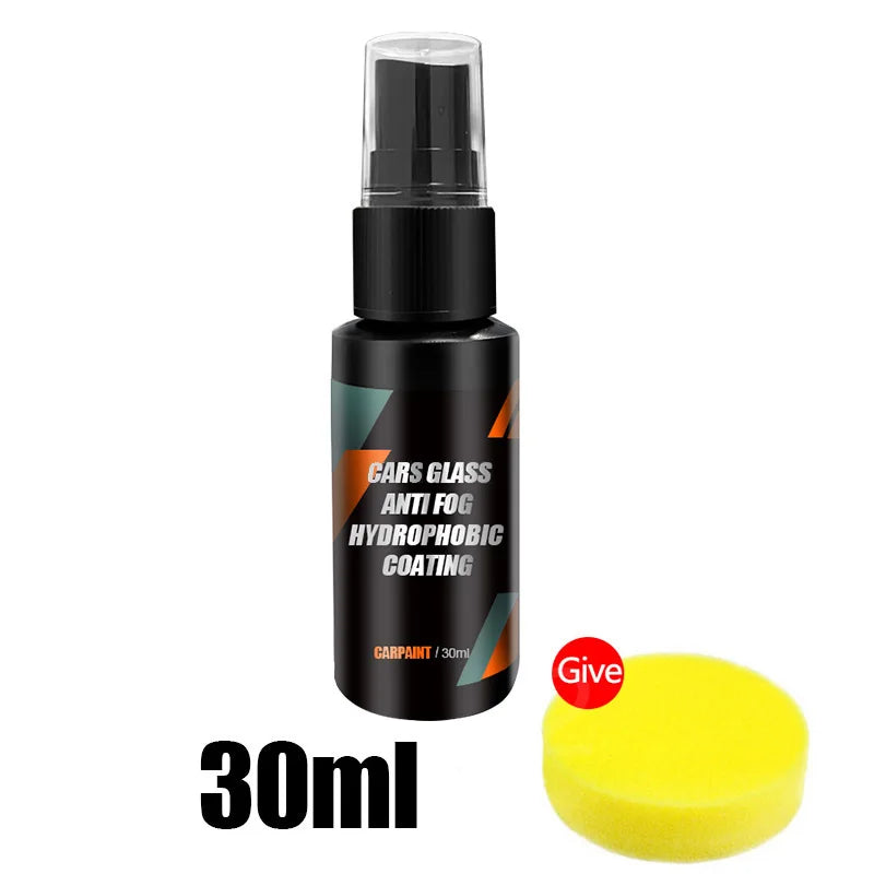 Car Glass Anti-Rain Nano Coating Spray & Oil Film Remover, Hydrophobic