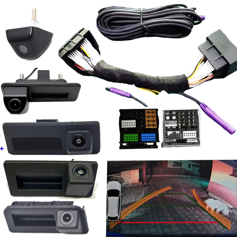 Dynamic Rear View Camera for VW Audi & Skoda | 140° CanBus