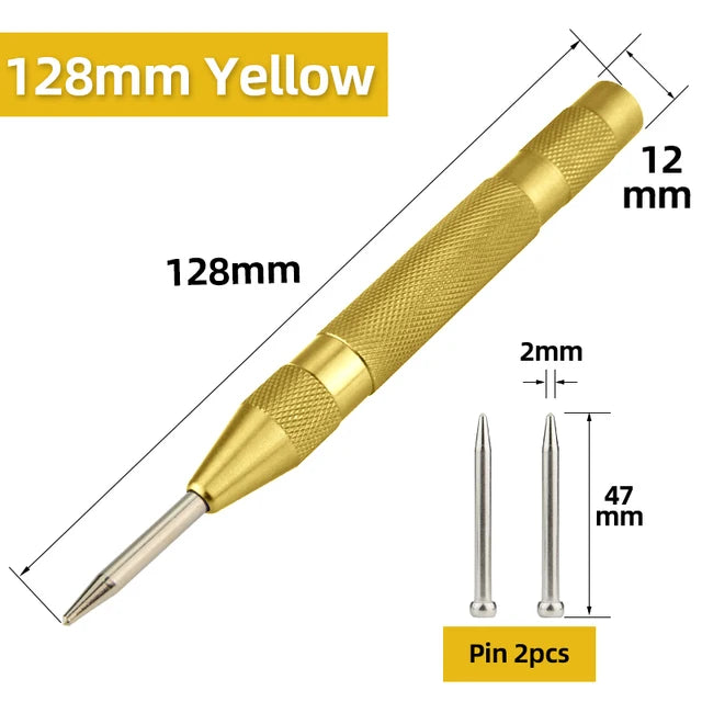 Tooleye Adjustable Spring Loaded Automatic Center Punch Tool - image 22