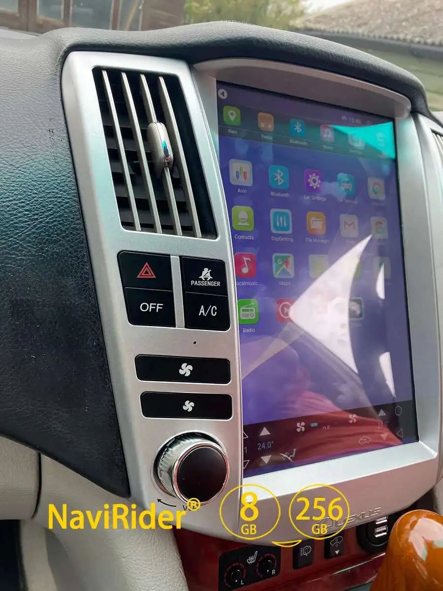 Android 14 128GB Car GPS Radio Lexus RX300/RX330/RX350/RX400h Harrier - image 10
