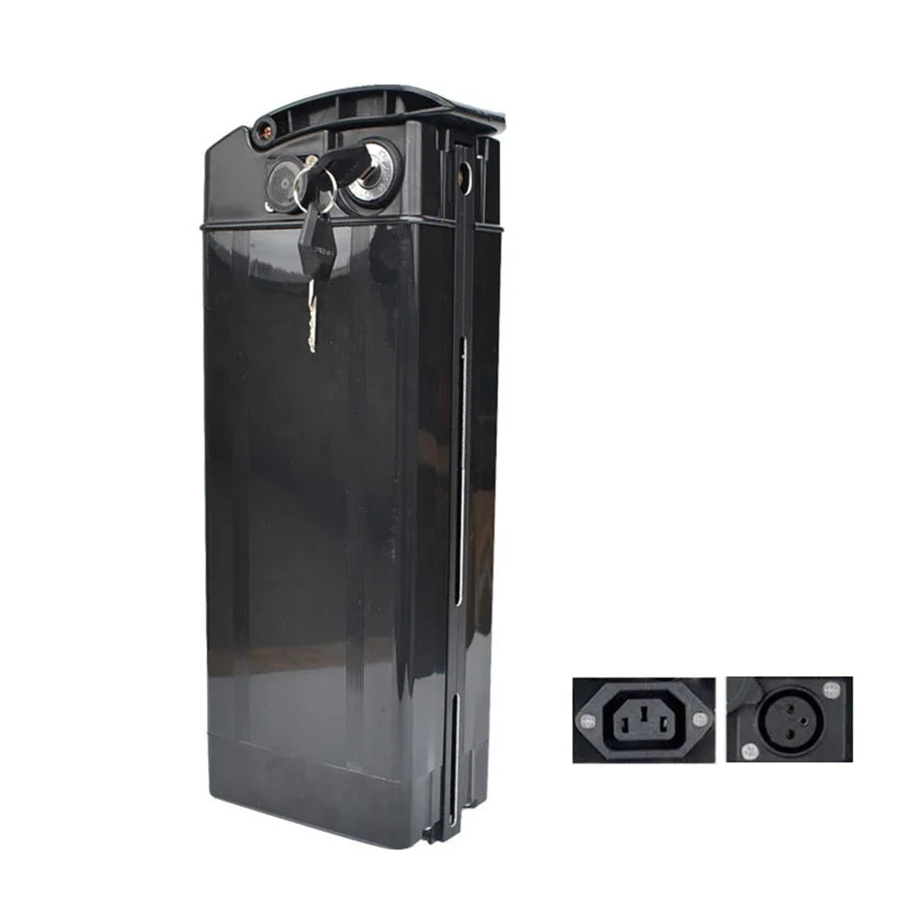 E-Bike Battery Box Case for 18650 Lithium Cells, Black