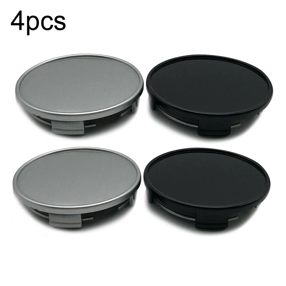 65mm Universal Wheel Hub Caps, 4-Pack - image 5