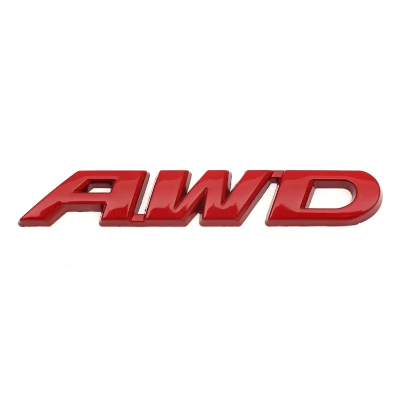 3D Metal AWD Letter Trunk and Fender Emblem Badge Sticker - view 10