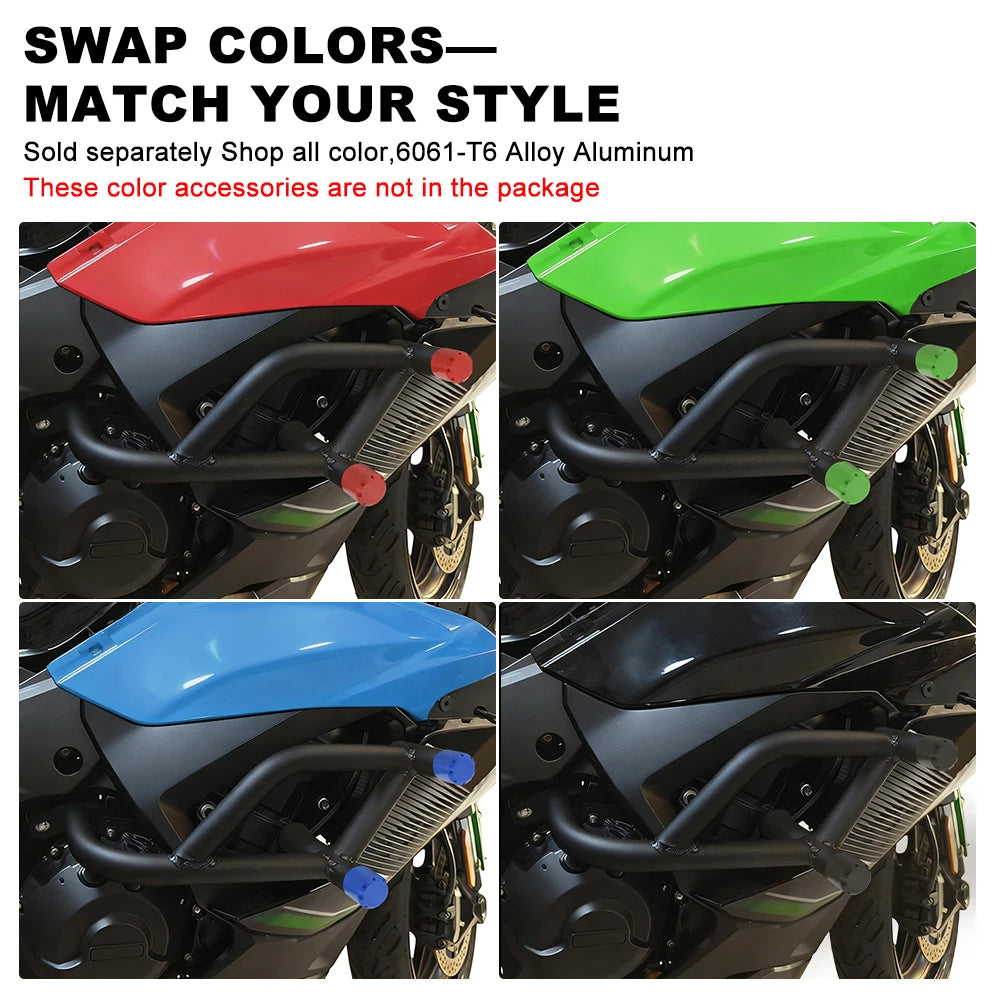 Stunt Cage Crash Bars for Kawasaki Ninja 1000SX 2020-2025 - image 6