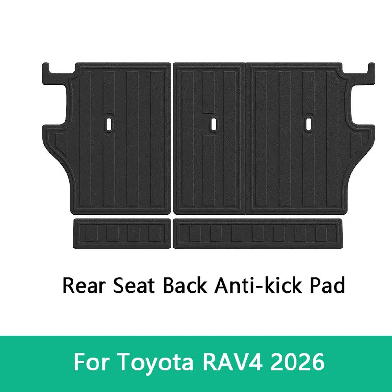 Trunk Cargo Mat and Seat Back Cover for Toyota RAV4 2021-2026