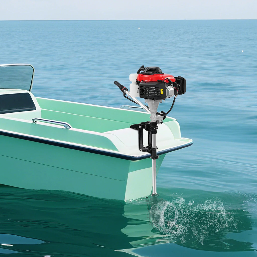 4.0HP Four-Stroke Outboard Motor with Propeller Guard