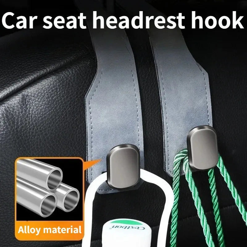 2-in-1 Car Headrest Dual Hook Hanger
