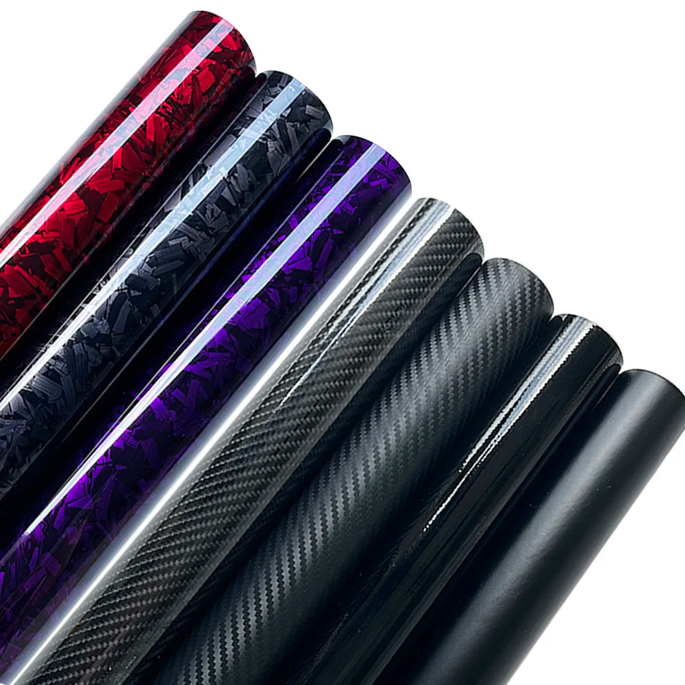 Glossy Carbon Fiber Vinyl Wrap Film for Car Auto Tuning