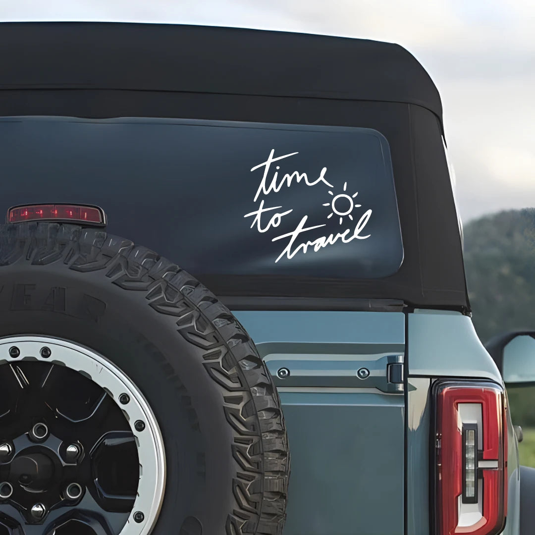 Adventure Car Sticker - Waterproof Vinyl Travel Decal - image 2