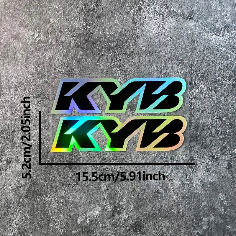 2-Pack KYB Front Fork Decals, Waterproof Vinyl - image 13