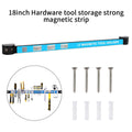 Magnetic Tool Holder Heavy-duty Magnet Tool Bar Long Strip Garage Workshops Hardware Storage Metal Organizer Rack For Workbench