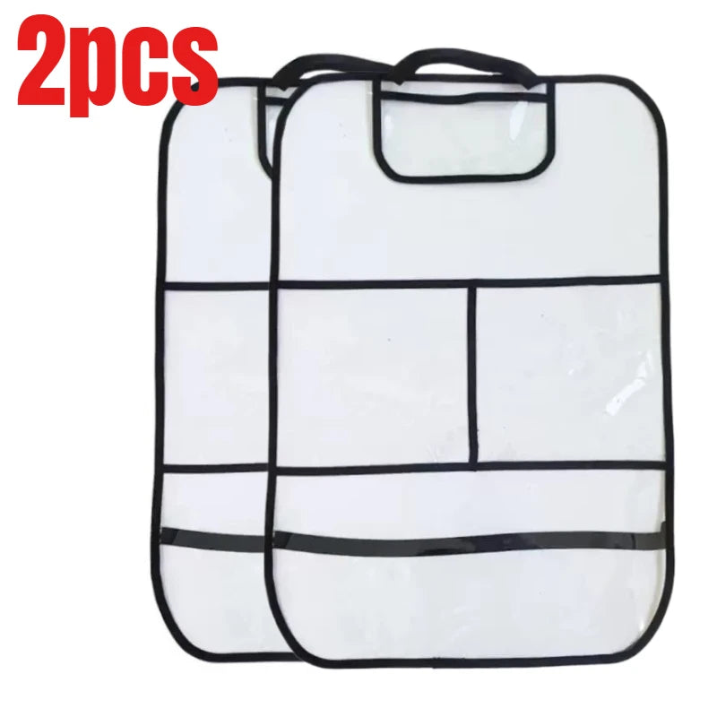 Car Seat Back Cover Protector For Kids Children Baby Kick Mat From Mud Dirt Clean Seat Covers Automobile Kicking Mat Accessories
