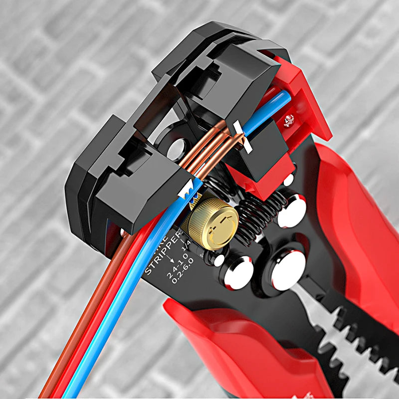 Self Adjusting Wire Stripper Tool with Wire Crimper and Cutters, Automatic Wire Stripper, Wire Stripper and Crimping Tool