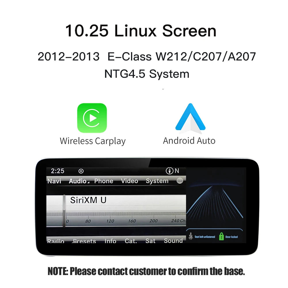 12.3'' Wireless CarPlay & Android Auto Screen for Mercedes-Benz - image 9