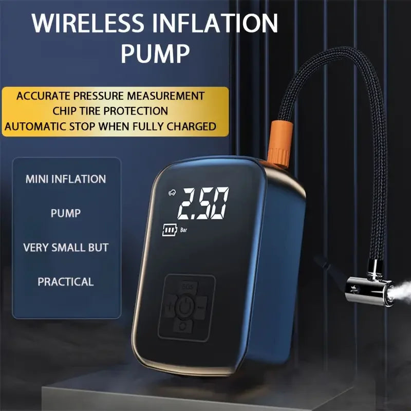LEIBOO Wireless Tire Inflator Car Air Compressor with Digital Display - image 2