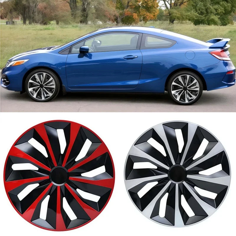 17-Inch Dual-Tone Wheel Covers, Universal 4-Pack - image 4
