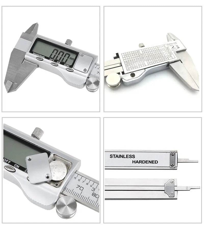 Metal Digital Caliper 150/200/300MM Stainless Steel Electronic Digital Vernier Caliper Micrometer Measuring Tool Caliper