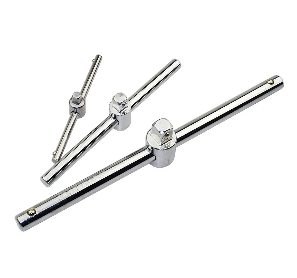 T-Handle Sliding Breaker Bar 115-250mm, 1/4", 3/8", 1/2" Drive