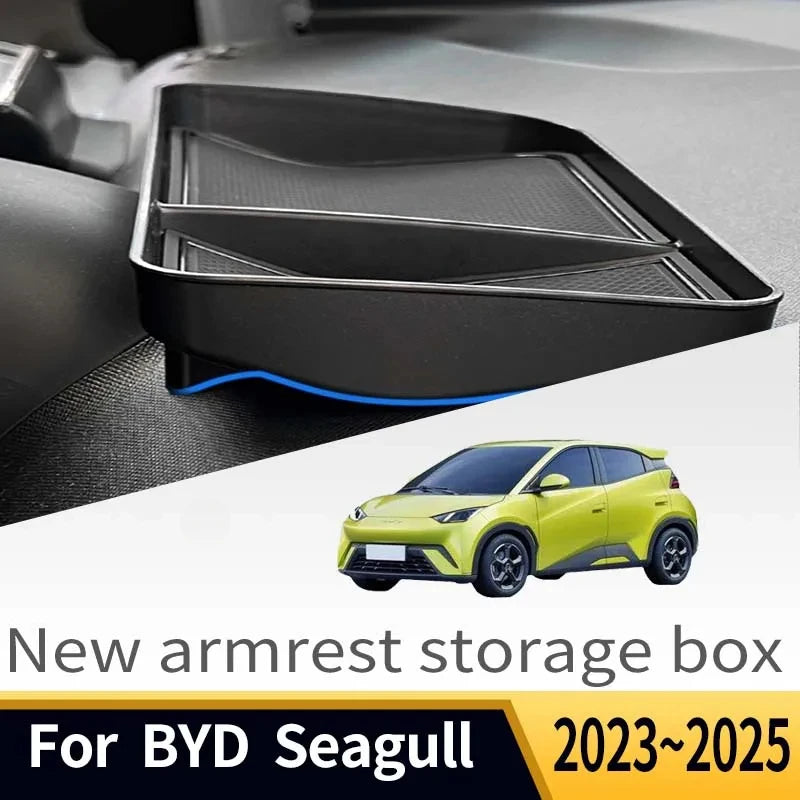 Interior Storage Boxes and Charging Mat for BYD Seagull