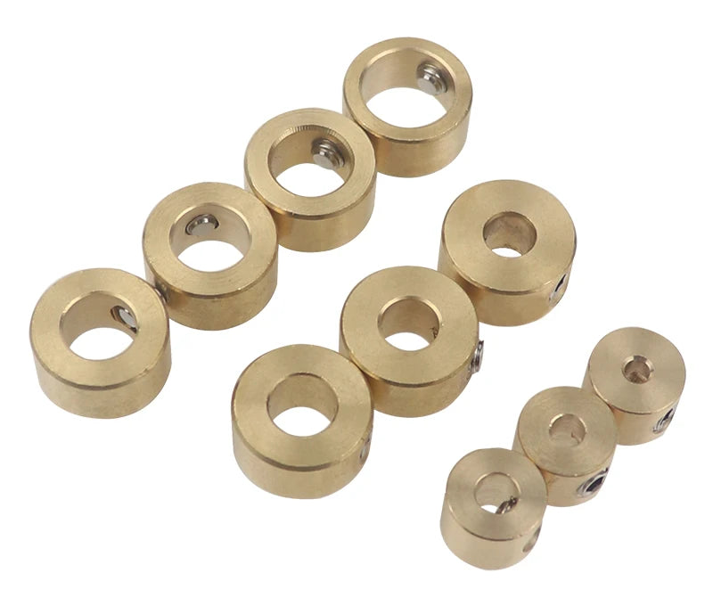 Brass Drill Depth Stop Collars 3-12mm with Hex Wrench for Woodworking - image 7