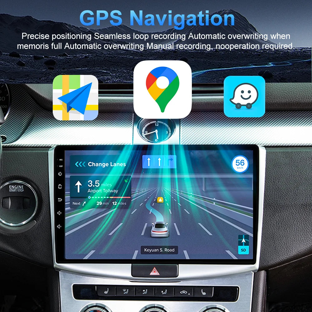 Android Car Stereo with CarPlay for VW Passat B6/B7 CC 2007-2015 - image 5