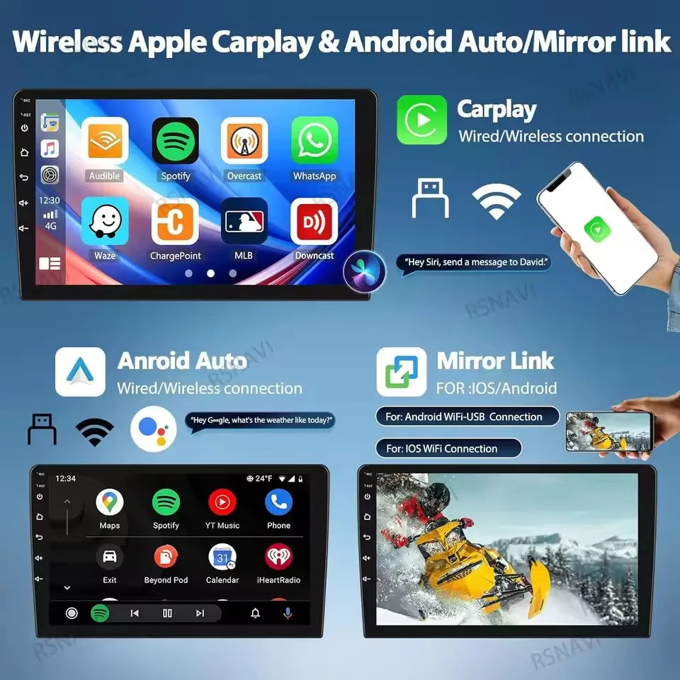 Ford EcoSport 2017-2023 Android 16 Car Stereo GPS CarPlay Touchscreen - image 2