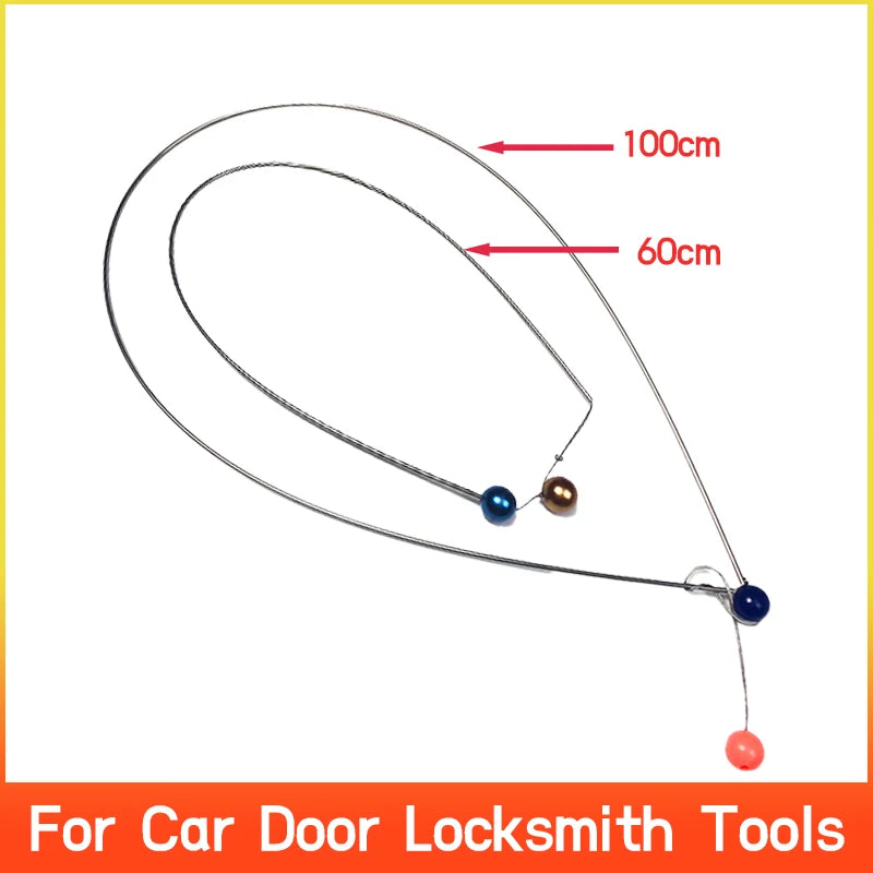 Steel Wire Ball Locksmith Tool for Car Door – 60cm & 100cm