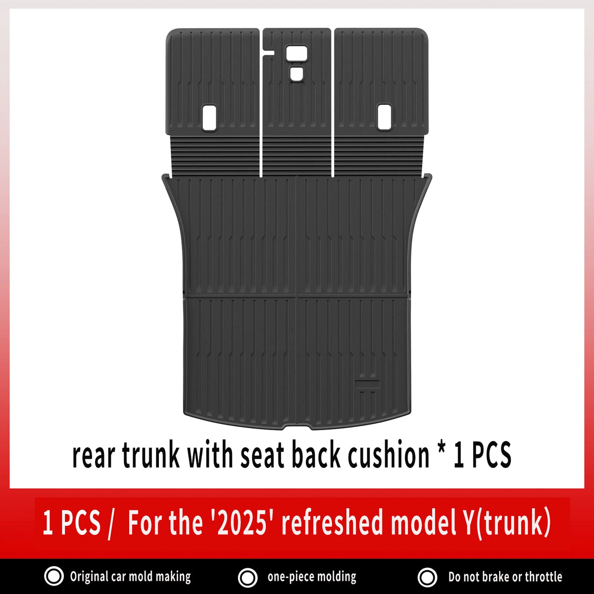 All-Weather TPE Floor Mats & Cargo Liner for Tesla Model Y 2025+ - image 12