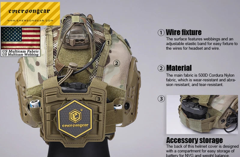 Emersongear FAST SF Super High Cut Tactical Helmet - image 25