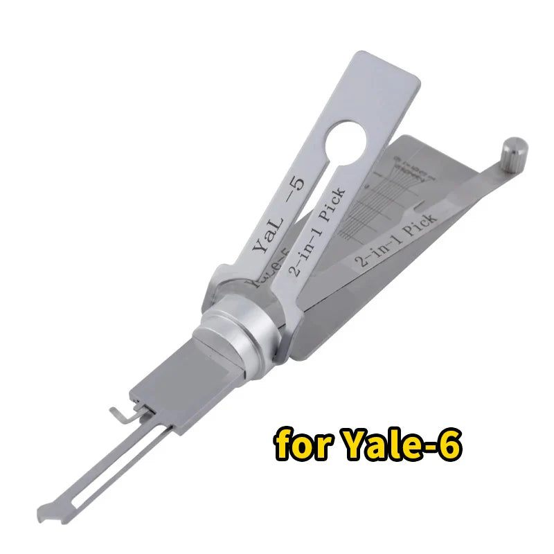 Lishi 2-in-1 Locksmith Tool for Home Door Locks (R52/KW1/SC1) - image 27