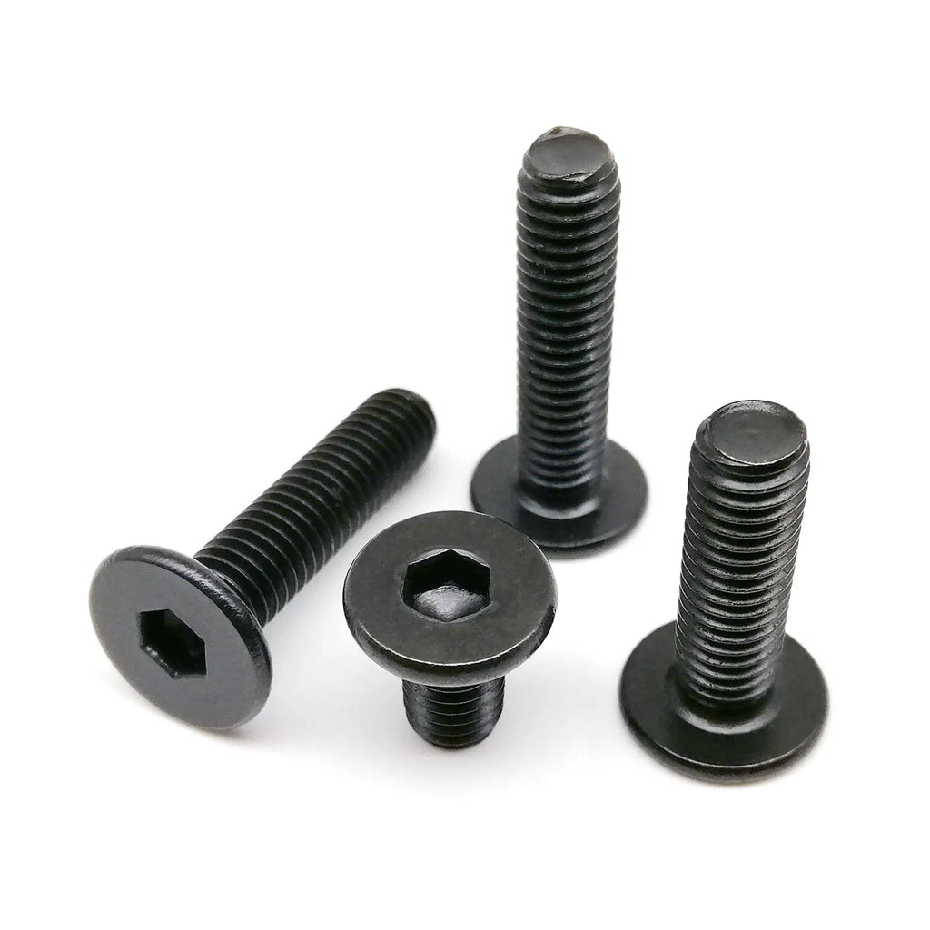 Black Ultra-Thin Stainless Steel Hex Socket Flat Head Screws M2-M8 - image 2