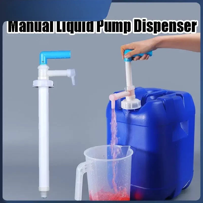 1 Piece Hand Fuel Pump Manual Liquid Transfer Pump Backflow Prevention Pump Oil Liquid Hand Transfer