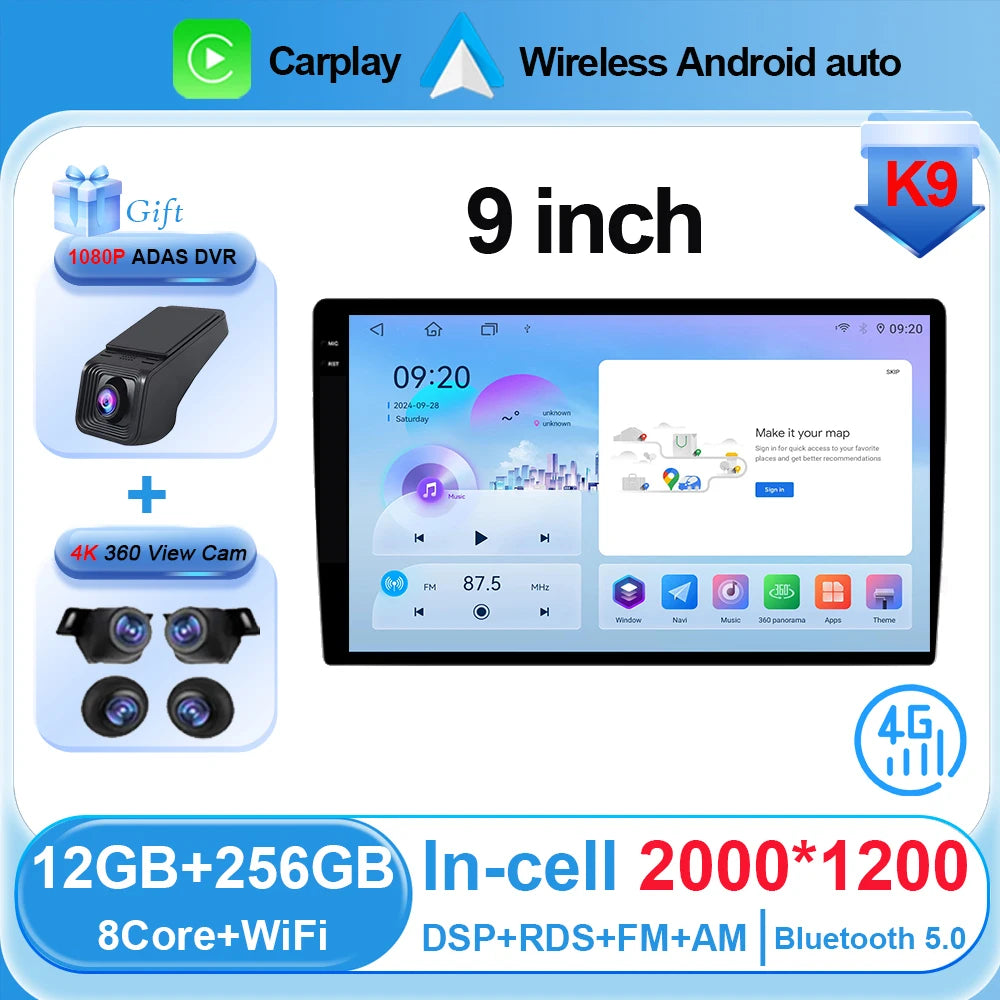 Android Car Stereo 10" Touchscreen with CarPlay & Android Auto - image 11